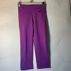 Nike purple capri legging
